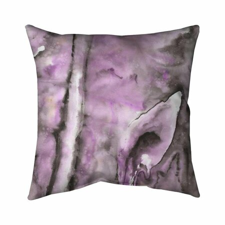 BEGIN HOME DECOR 26 x 26 in. Purple-Double Sided Print Indoor Pillow 5541-2626-AB100